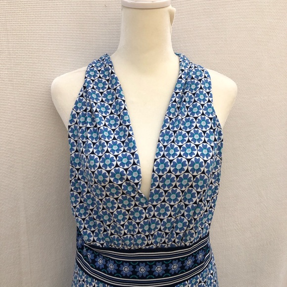 Max Studio Midi Sleeveless Dress V-Neck Sz Large - Picture 2 of 9